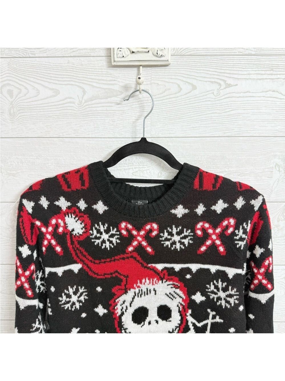 Nightmare Before Christmas Men’s Black Jack Skellington Sweater. Size S - Picture 4 of 6